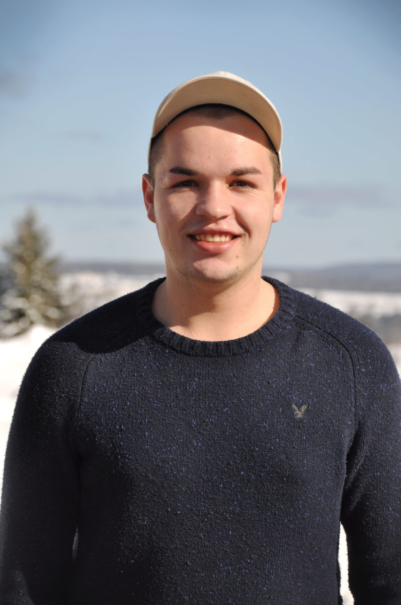 Dallas Power is in his fourth year studying psychology. He's from Bridgewater, NS (Megan Cooke/AQ)