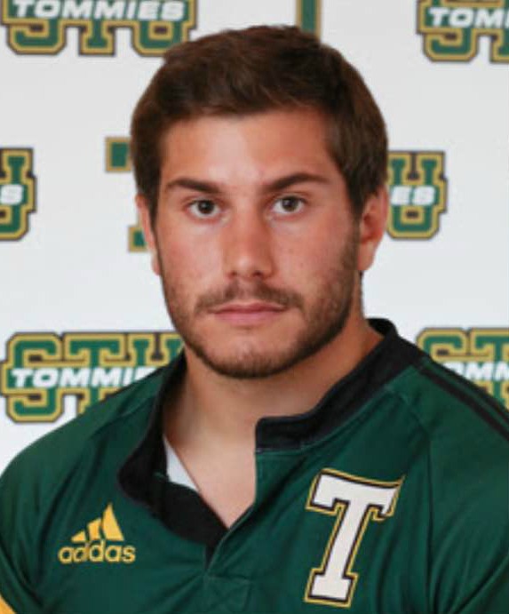 Austin Comeau of the St. Thomas University Tommies men's rugby team was one of the Tommies Coors Light Athletes of the Week from Sept. 26 to Oct. 3. Photo: STU Athletics/Submitted