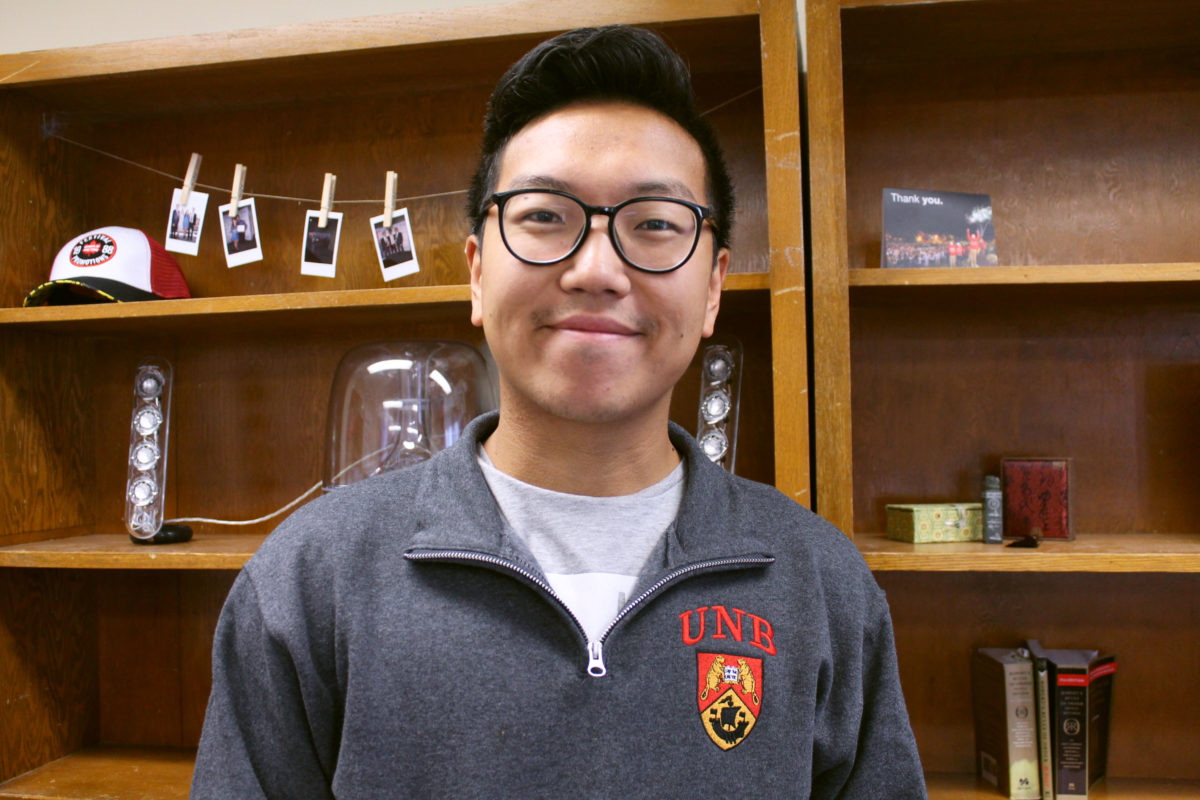 Richard Du, president of the UNB Fredericton Student Union, said the university aims to teach students healthy drinking habits. (Lauren Hoyt/AQ)