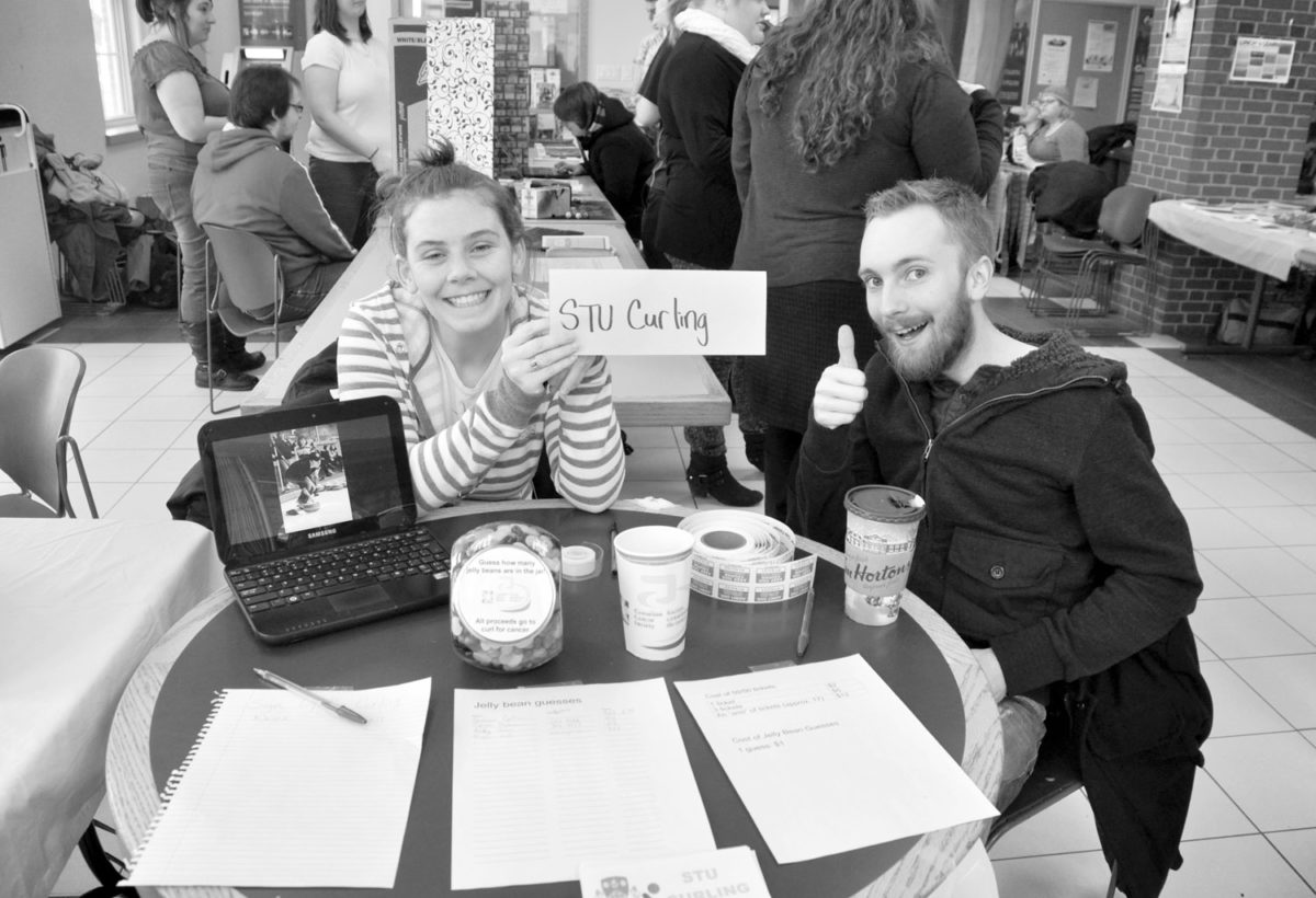 Clubs and Societies Fair (STU Curling) BW