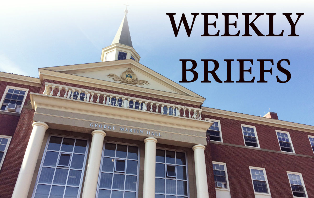 Weekly Briefs: Sept. 26 – Oct. 3