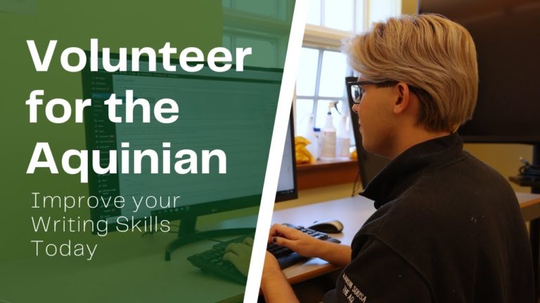 Volunteer for The Aquinian