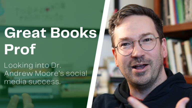 Great Books Prof: Dr. Andrew Moore’s Social Media Success