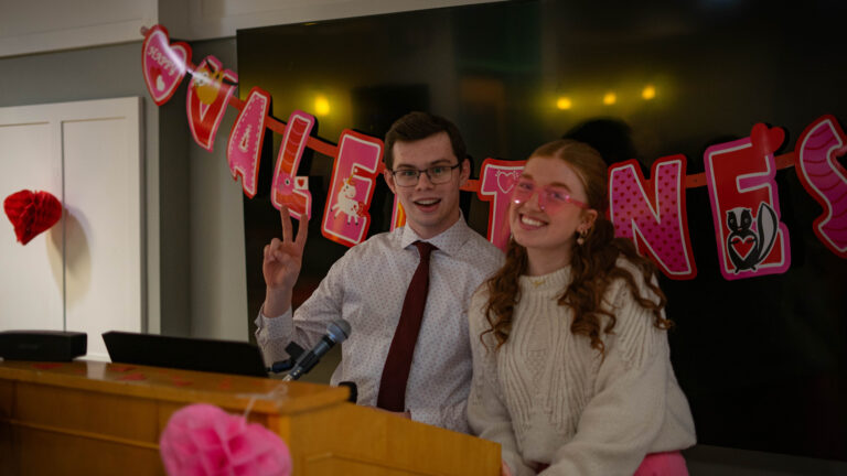 Students find their four-leaf clovers at Irish Society Speed Dating Event